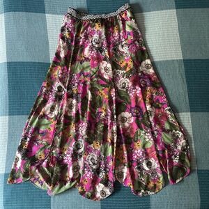 Maeve Tropical Jungle Maxi Skirt